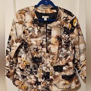 Women's Floral Jacket - Multicolor